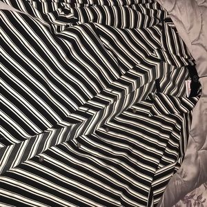 Vintage. Retro. Black and white shirt.